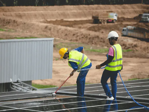 Solar Shingles on a Roof